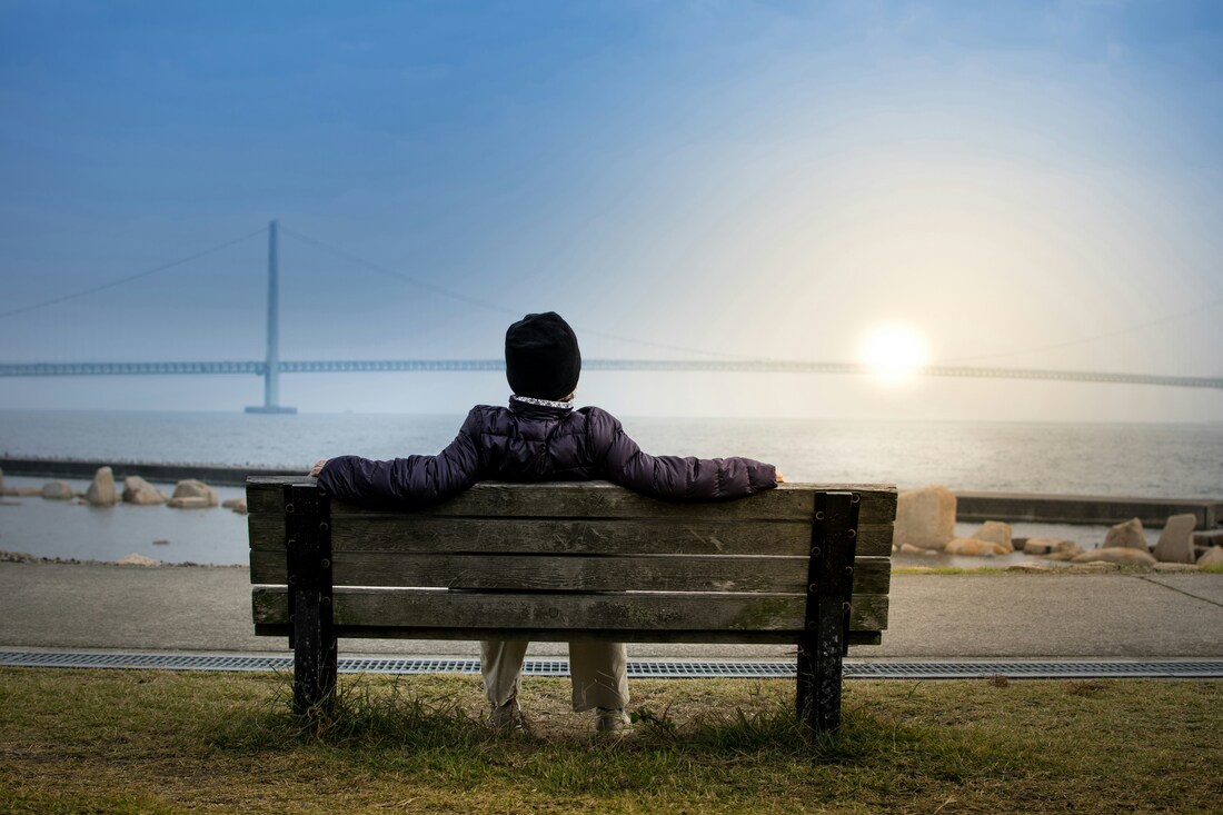A calm, restful scene